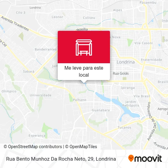 Rua Bento Munhoz Da Rocha Neto, 29 mapa
