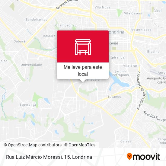 Rua Luiz Márcio Moressi, 15 mapa