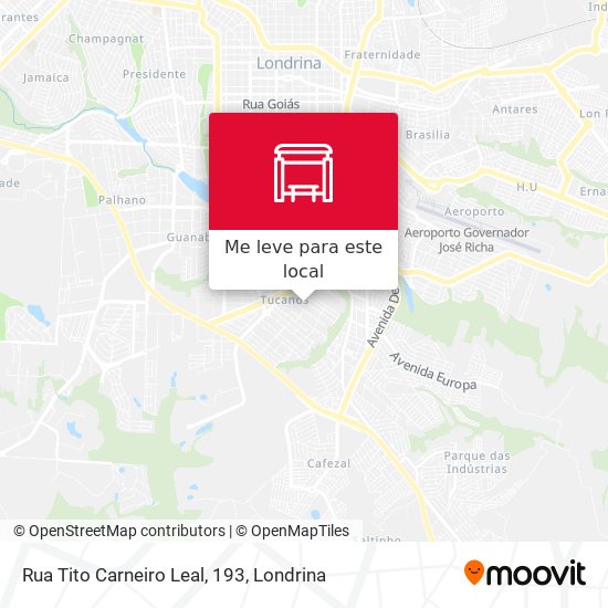 Rua Tito Carneiro Leal, 193 mapa