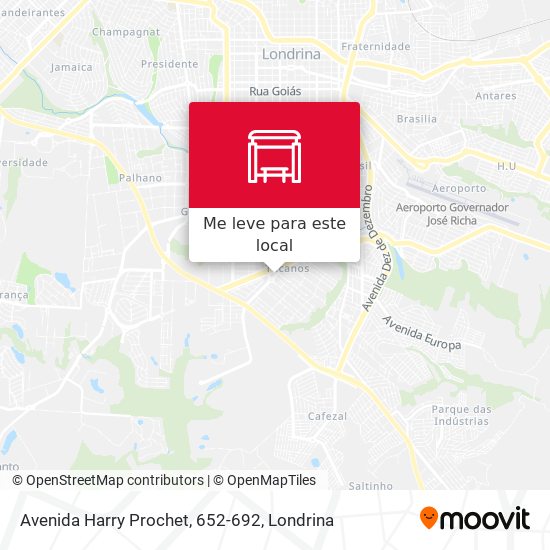 Avenida Harry Prochet, 652-692 mapa