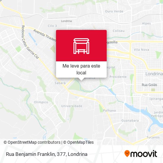 Rua Benjamin Franklin, 377 mapa