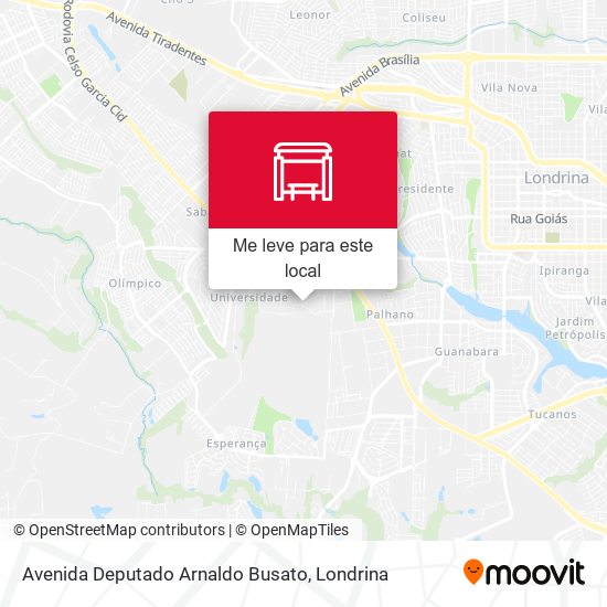 Avenida Deputado Arnaldo Busato mapa