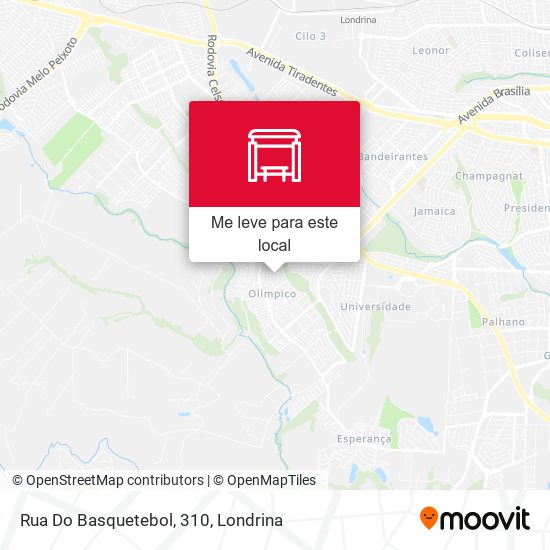 Rua Do Basquetebol, 310 mapa