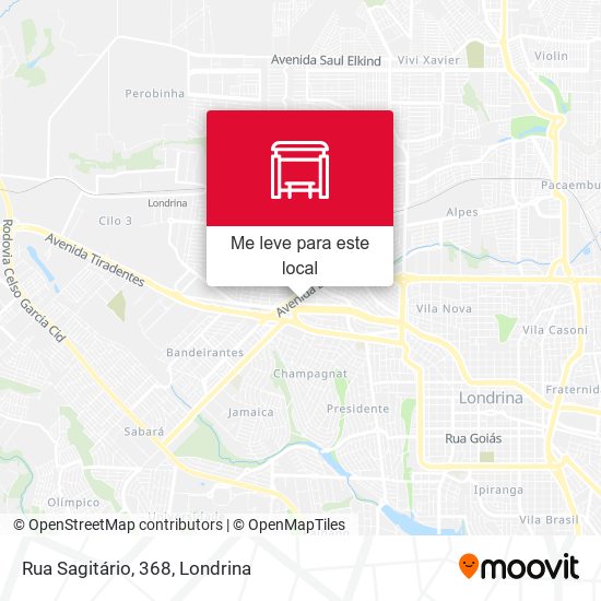 Rua Sagitário, 368 mapa