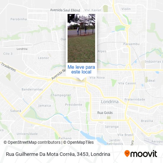 Rua Guilherme Da Mota Corrêa, 3453 mapa
