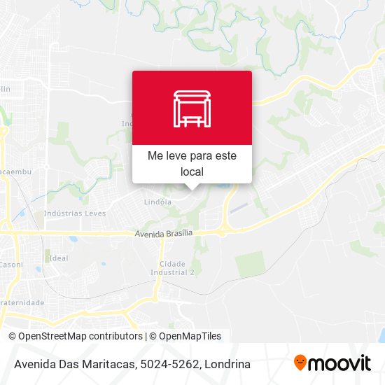 Avenida Das Maritacas, 5024-5262 mapa