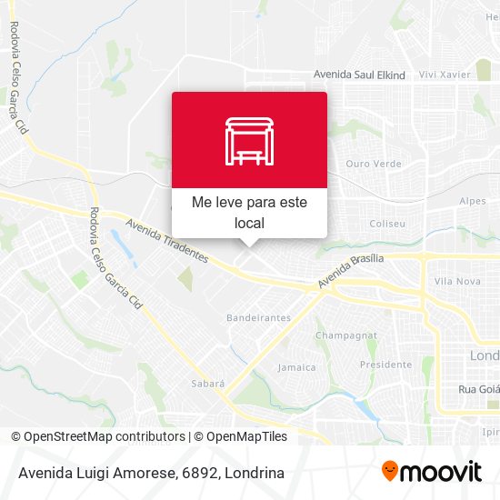 Avenida Luigi Amorese, 6892 mapa