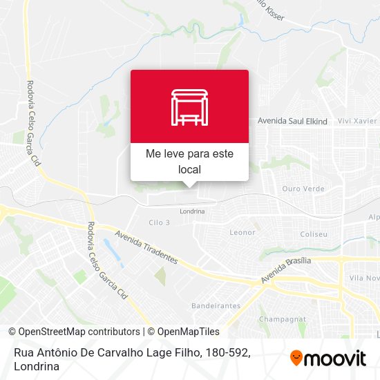 Rua Antônio De Carvalho Lage Filho, 180-592 mapa