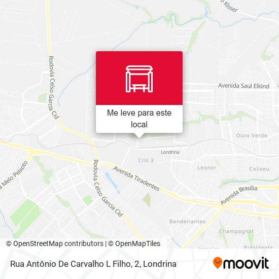Rua Antônio De Carvalho L Filho, 2 mapa