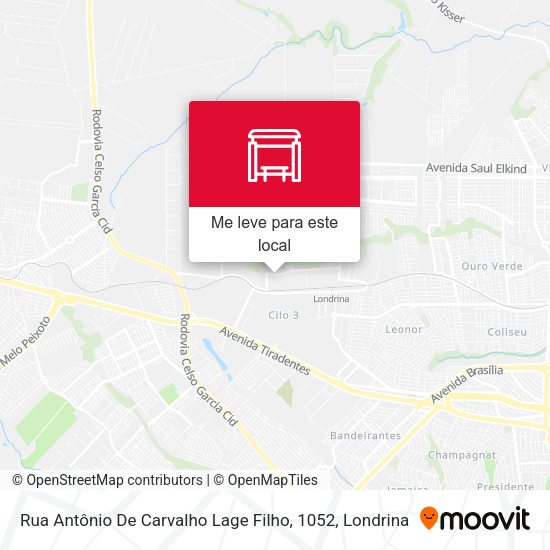 Rua Antônio De Carvalho Lage Filho, 1052 mapa