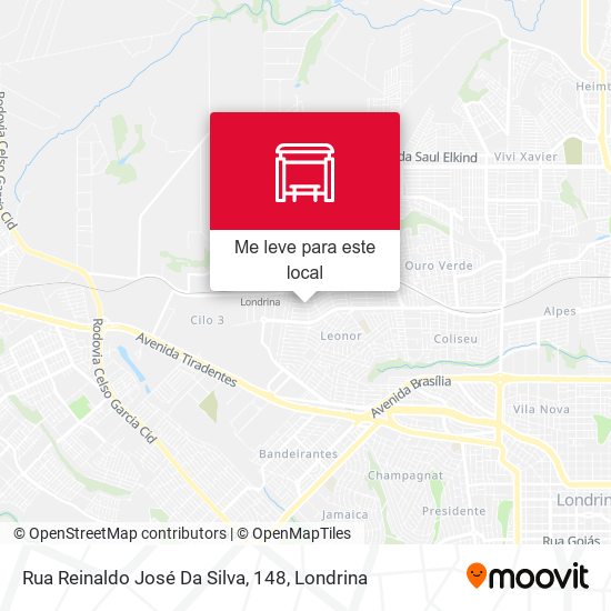 Rua Reinaldo José Da Silva, 148 mapa