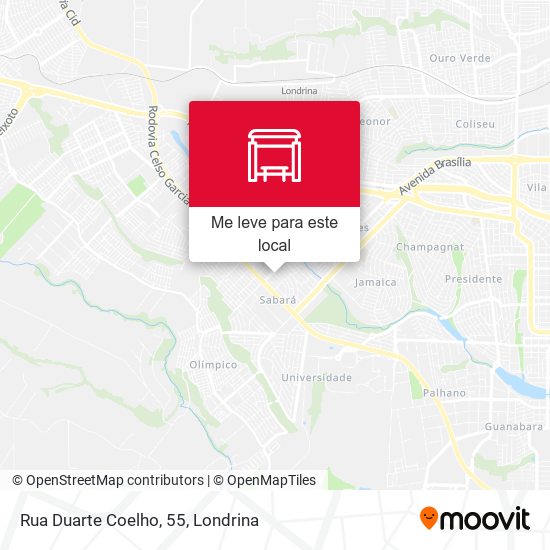 Rua Duarte Coelho, 55 mapa