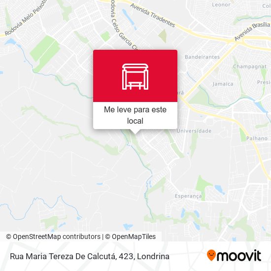 Rua Maria Tereza De Calcutá, 423 mapa