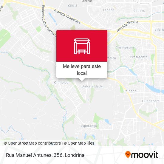Rua Manuel Antunes, 356 mapa
