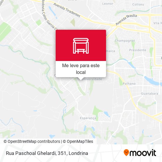 Rua Paschoal Ghelardi, 351 mapa
