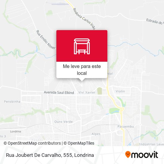 Rua Joubert De Carvalho, 555 mapa