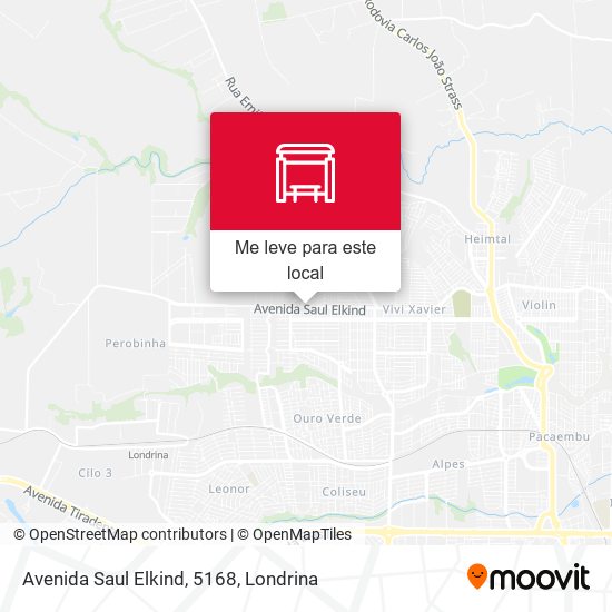 Avenida Saul Elkind, 5168 mapa