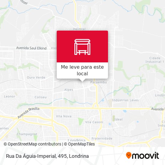 Rua Da Águia-Imperial, 495 mapa