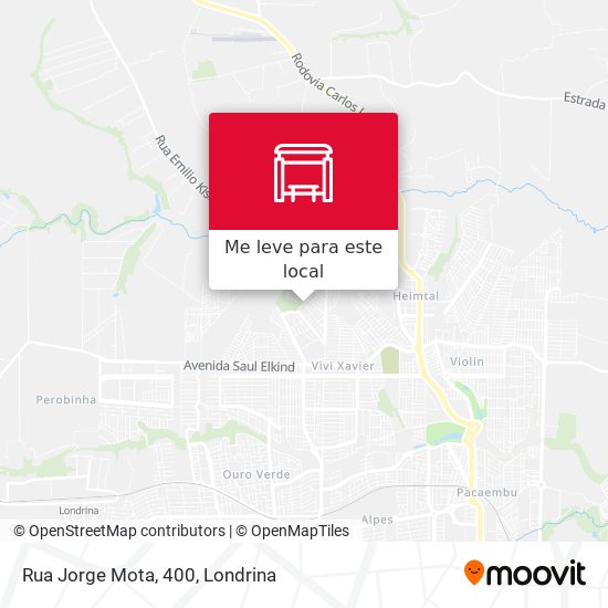 Rua Jorge Mota, 400 mapa