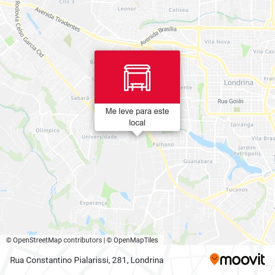 Rua Constantino Pialarissi, 281 mapa