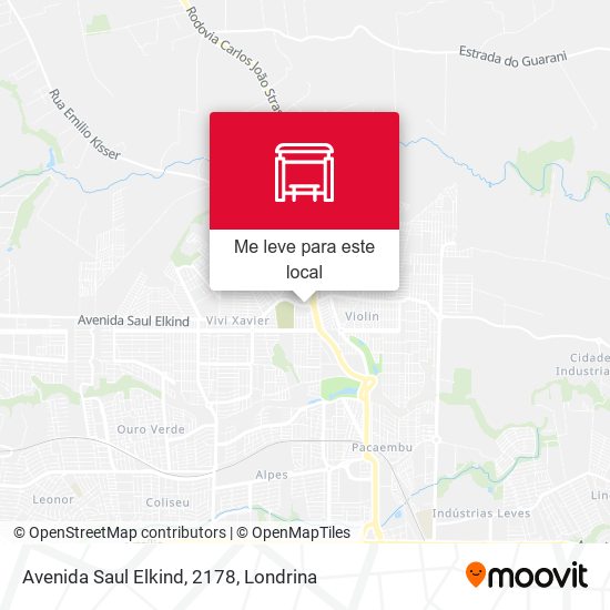 Avenida Saul Elkind, 2178 mapa