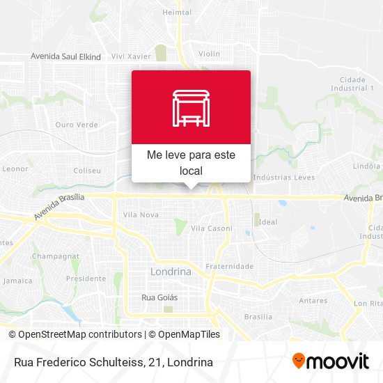 Rua Frederico Schulteiss, 21 mapa
