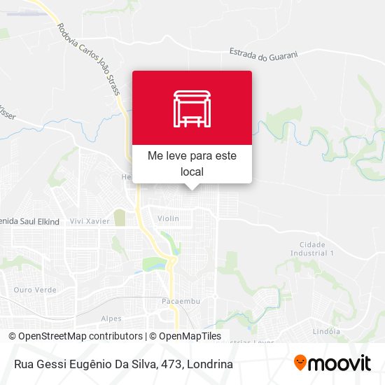 Rua Gessi Eugênio Da Silva, 473 mapa