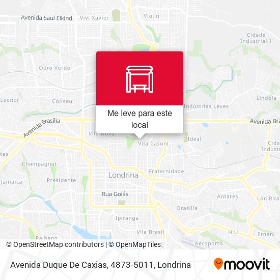 Avenida Duque De Caxias, 4873-5011 mapa