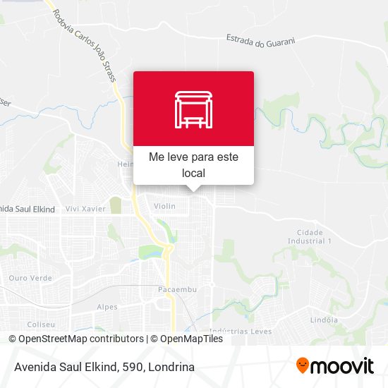 Avenida Saul Elkind, 590 mapa