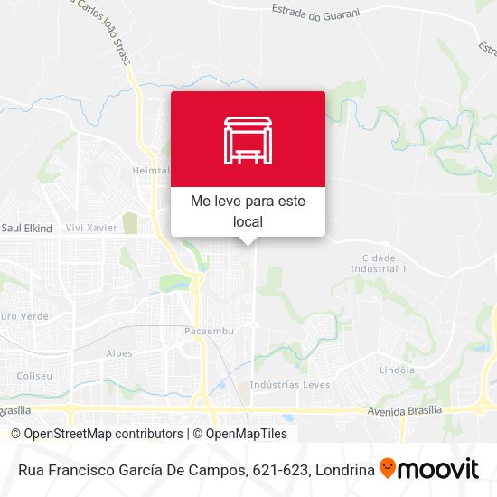 Rua Francisco García De Campos, 621-623 mapa