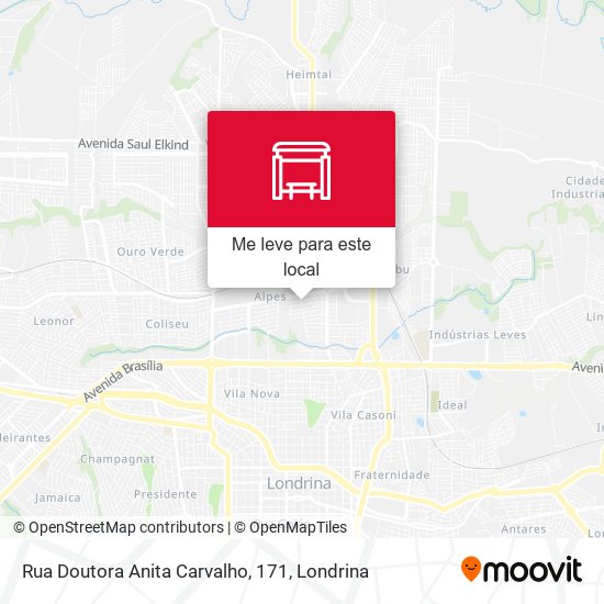 Rua Doutora Anita Carvalho, 171 mapa