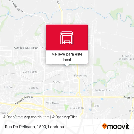 Rua Do Pelicano, 1500 mapa