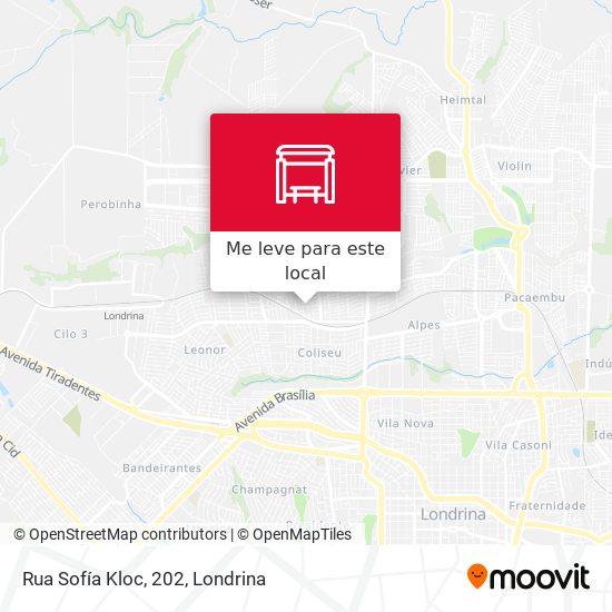 Rua Sofía Kloc, 202 mapa