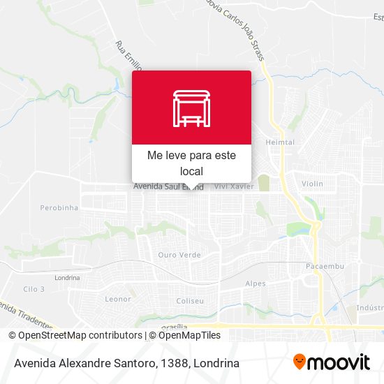 Avenida Alexandre Santoro, 1388 mapa