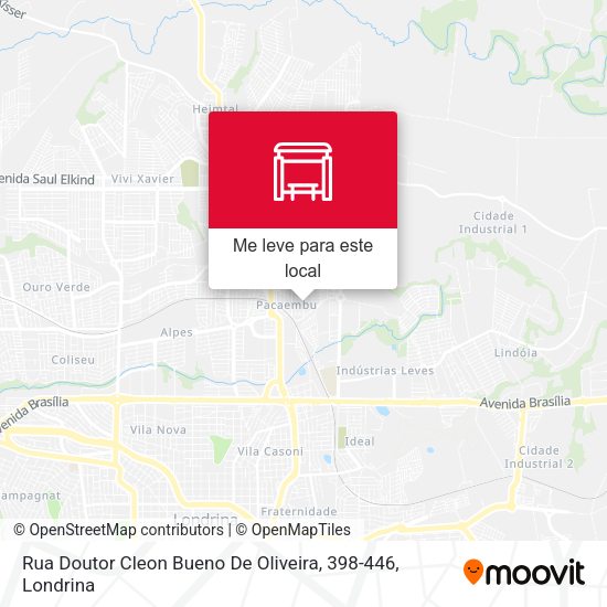 Rua Doutor Cleon Bueno De Oliveira, 398-446 mapa