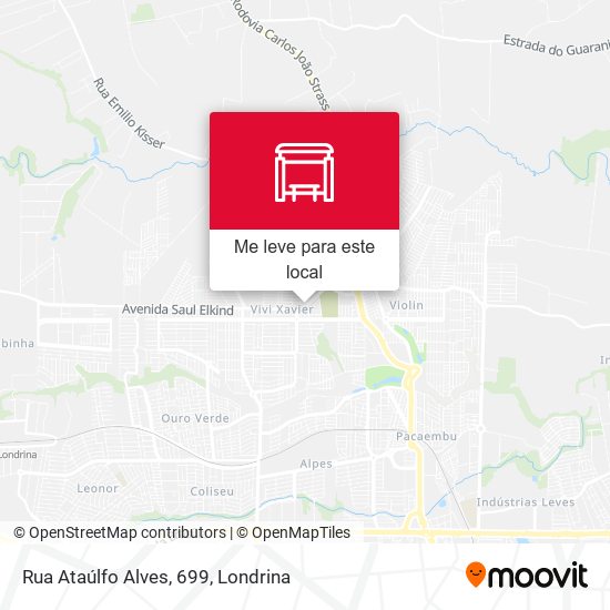Rua Ataúlfo Alves, 699 mapa