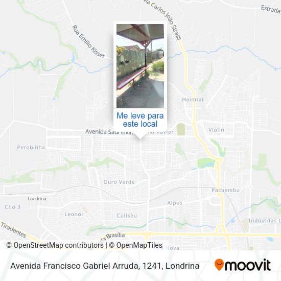 Avenida Francisco Gabriel Arruda, 1241 mapa