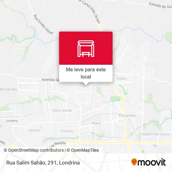 Rua Salim Sahão, 291 mapa