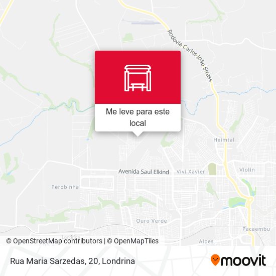 Rua Maria Sarzedas, 20 mapa