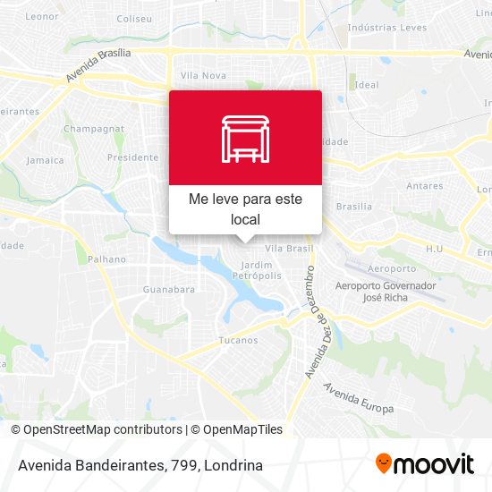 Avenida Bandeirantes, 799 mapa
