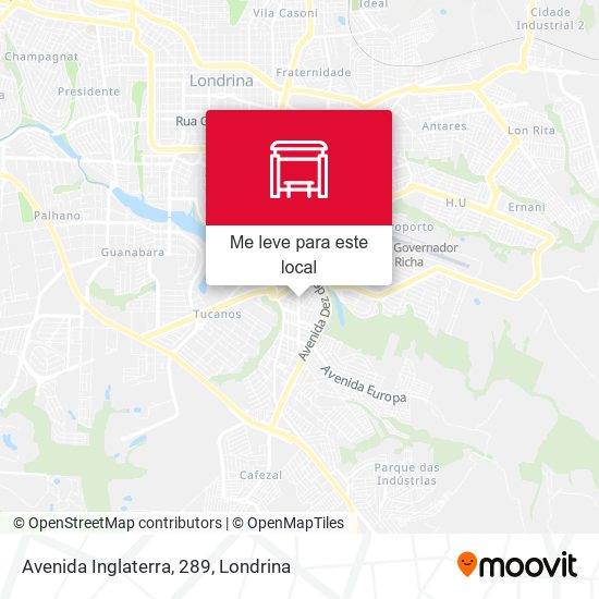 Avenida Inglaterra, 289 mapa