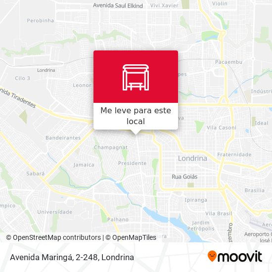 Avenida Maringá, 2-248 mapa