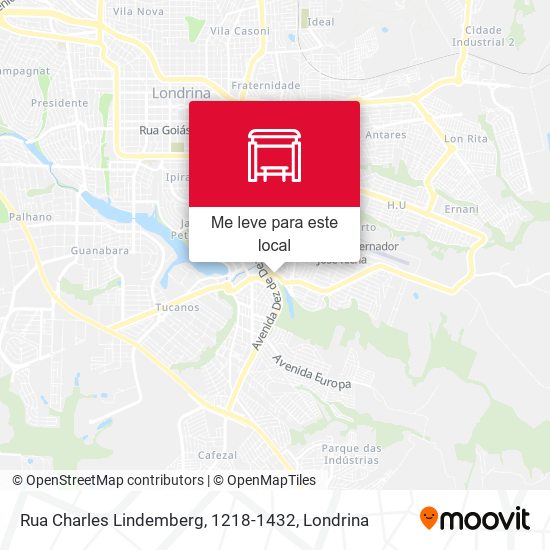 Rua Charles Lindemberg, 1218-1432 mapa