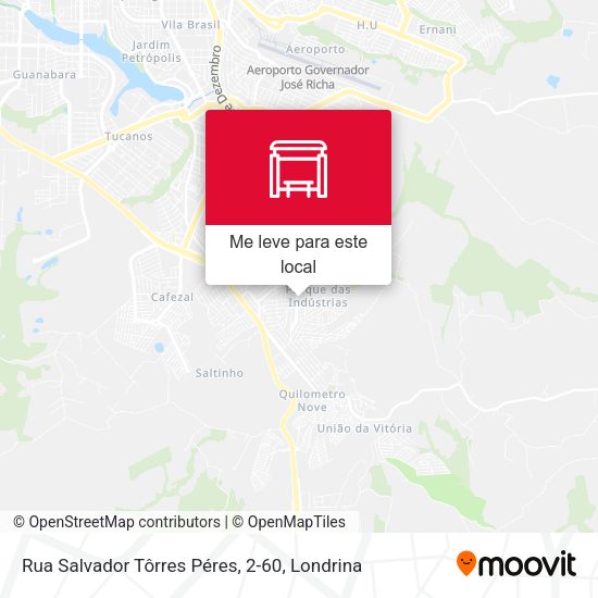 Rua Salvador Tôrres Péres, 2-60 mapa