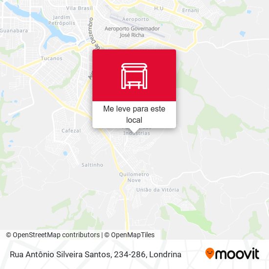 Rua Antônio Silveira Santos, 234-286 mapa