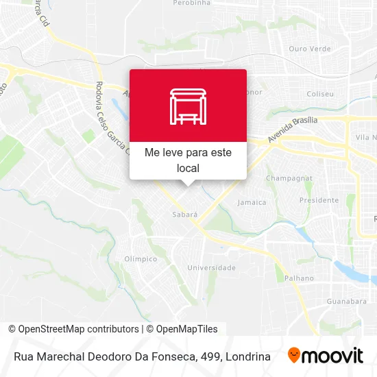 Rua Marechal Deodoro Da Fonseca, 499 mapa