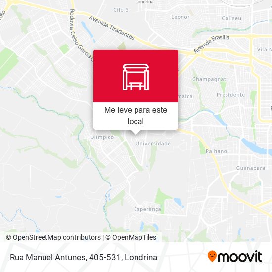 Rua Manuel Antunes, 405-531 mapa