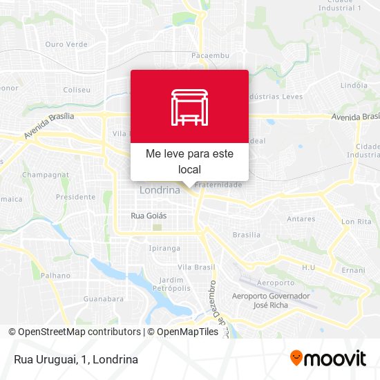 Rua Uruguai, 1 mapa