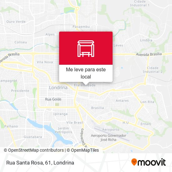 Rua Santa Rosa, 61 mapa