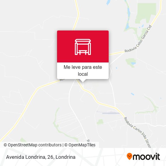 Avenida Londrina, 26 mapa